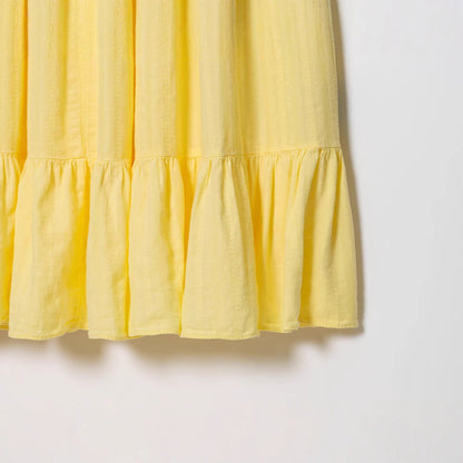 Gentle Style Forest Series Backless Spliced Dress