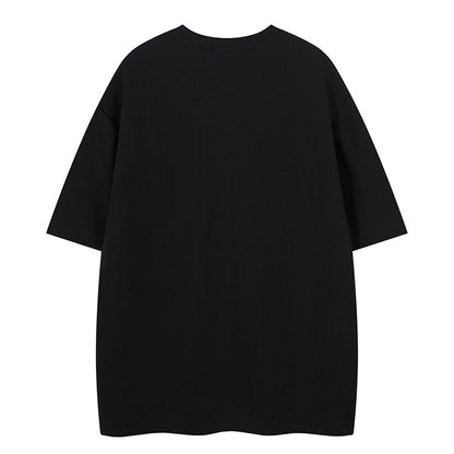 Short Sleeve T-Shirt Unisex Summer Loose Casual Couple Retro