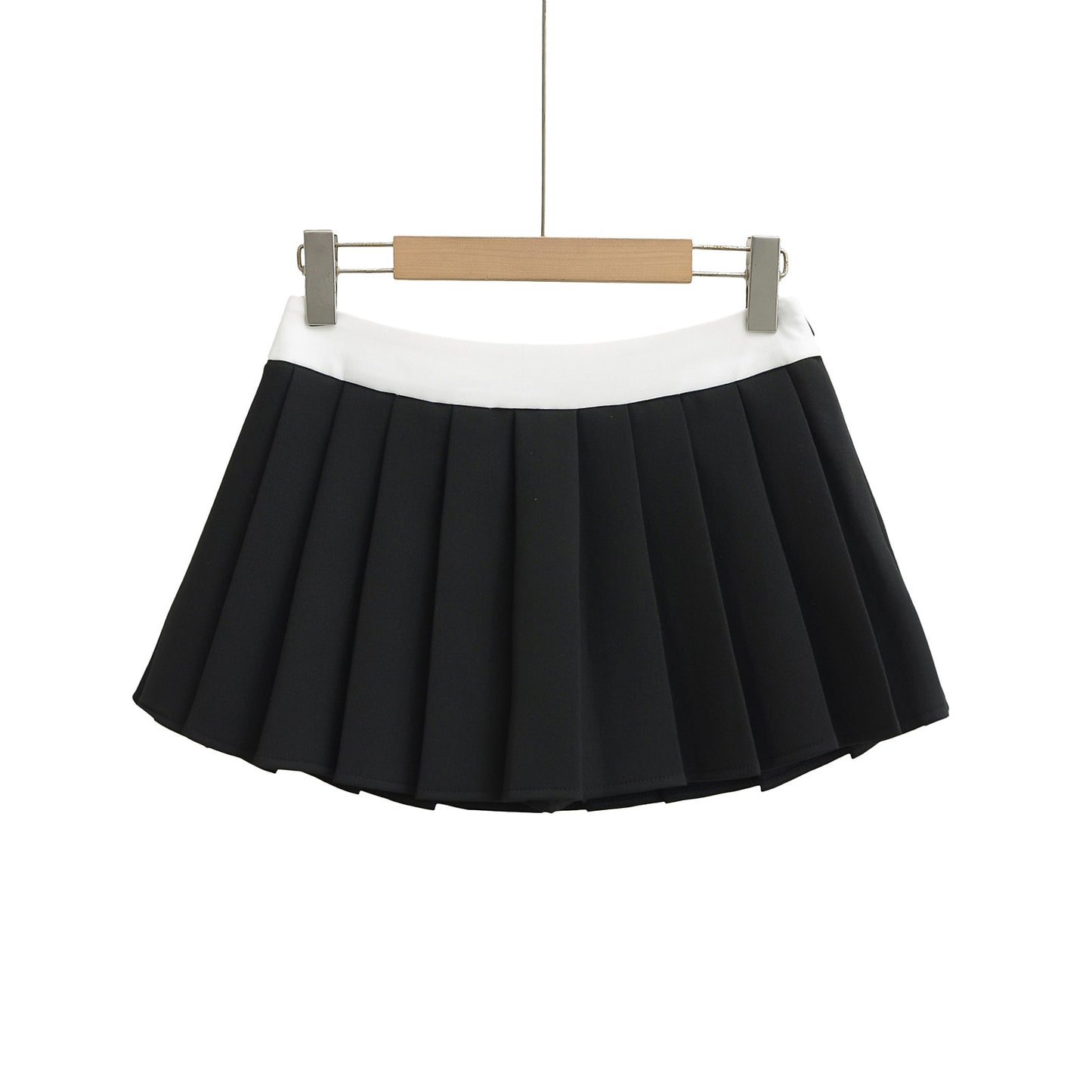 High waisted A-line short skirt pleated skirt tennis skirt