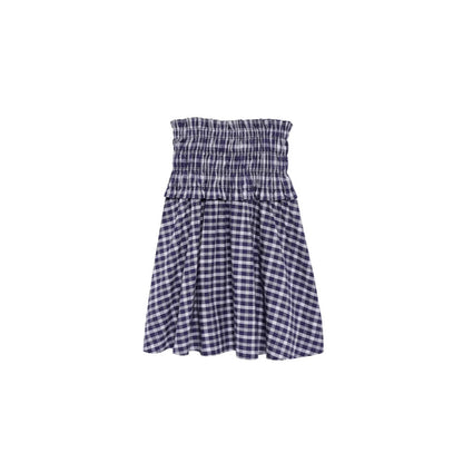 Strapless camisole skirt half skirt short skirt