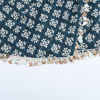 Women's Clothing Beaded Decorative Printed Skirt Pants