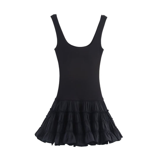 Puffy Patchwork Dress