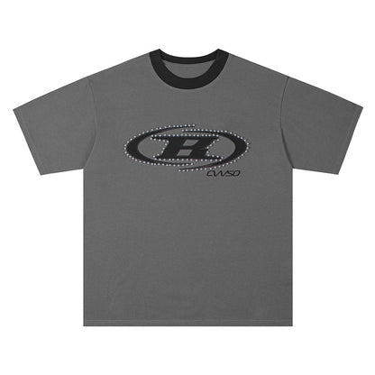 Short Sleeve T-Shirt Unisex Loose Casual Couple Half Sleeve