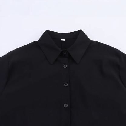 Women's Fashion Casual Short-sleeved Double-layer Shirt