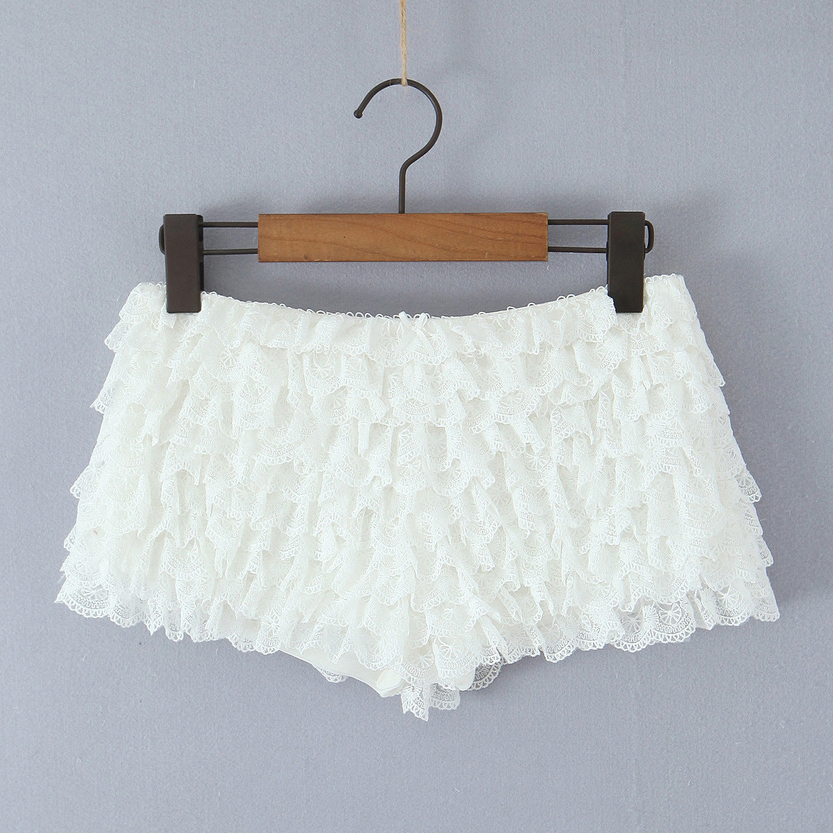 Bow lace lace skirt shorts for women