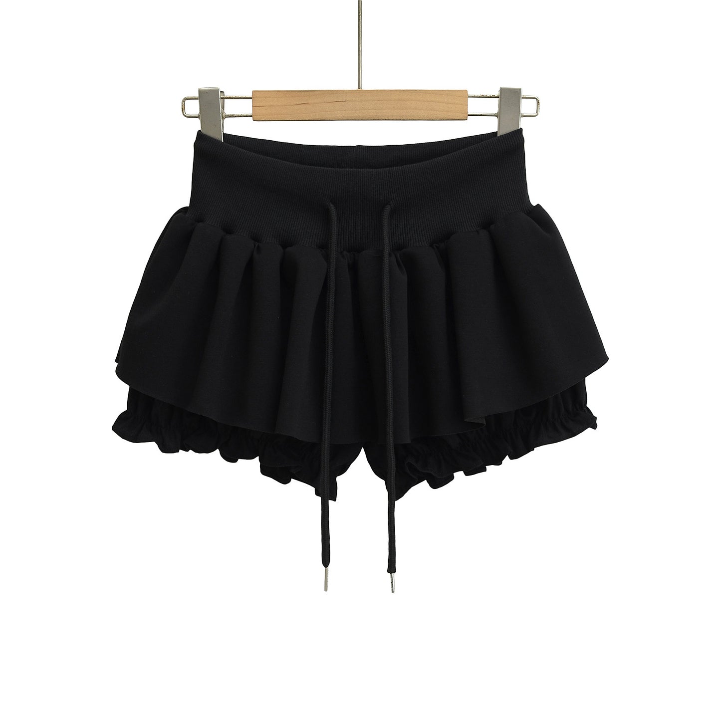 Ballet Design Knitted Low Waist Skirt