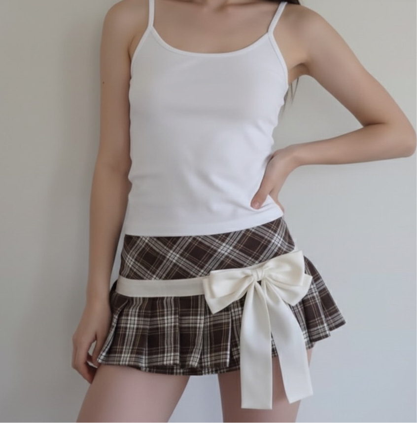 High Waist Slim Solid Color Casual Versatile Women's Short Skirt