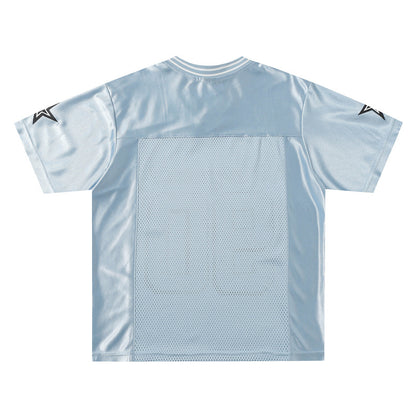 Letter Print Short Sleeve Casual Sports Summer Half Sleeve T-shirt
