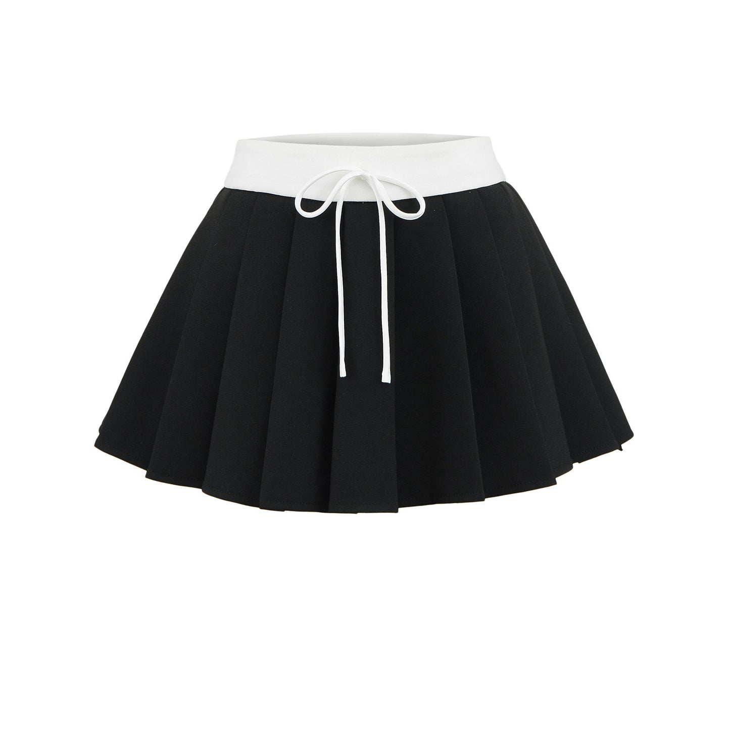High waisted A-line short skirt pleated skirt tennis skirt