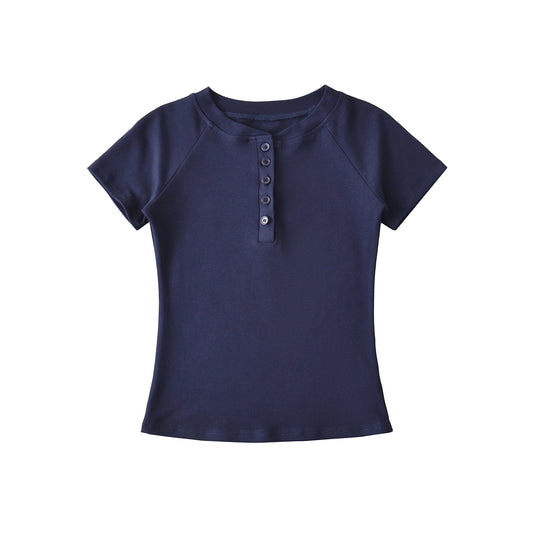 Short Sleeve T-Shirt Slim Fitting Base Top