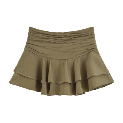 Spring New Women's Design Sense Unique Versatile Fitted Slim Casual Skirt