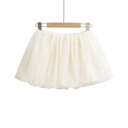 Sweetheart Ruffle Bubble Skirt with Lining